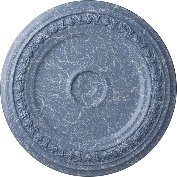 Ekena Millwork Carlsbad Ceiling Medallion (Fits Canopies up to 5 1/2"), 31 1/8"OD x 1 1/2"P, Americana Crackle CM31CAAMC - main